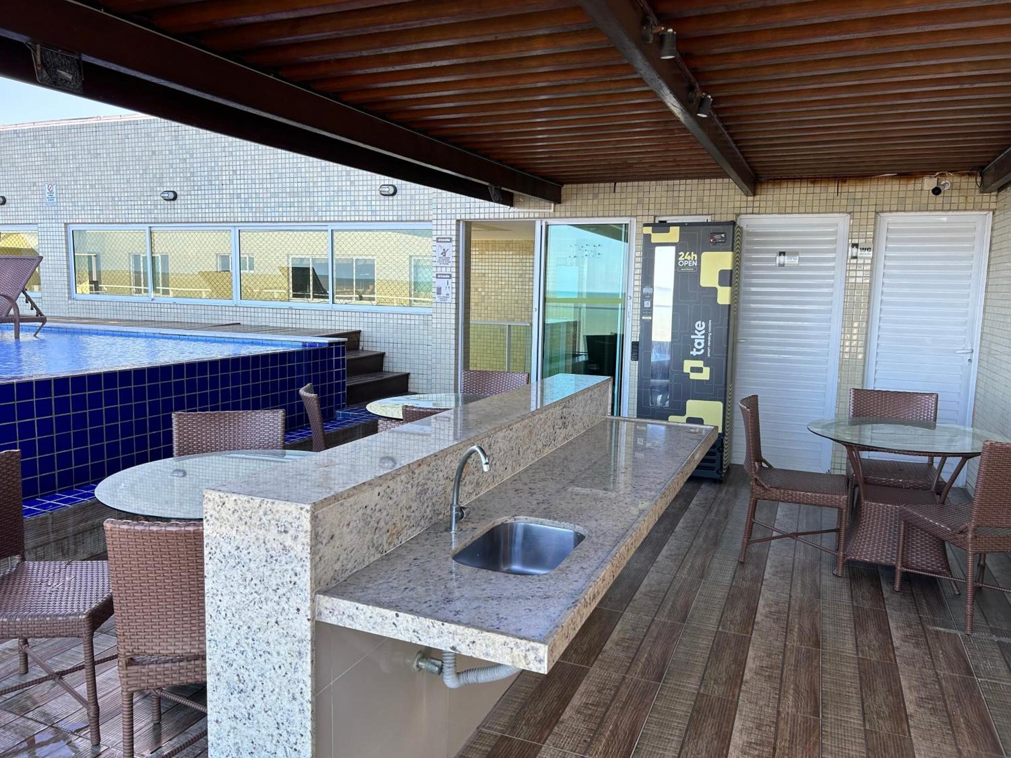Апартаменты Flat Beira Mar De Intermares Кабеделу Экстерьер фото